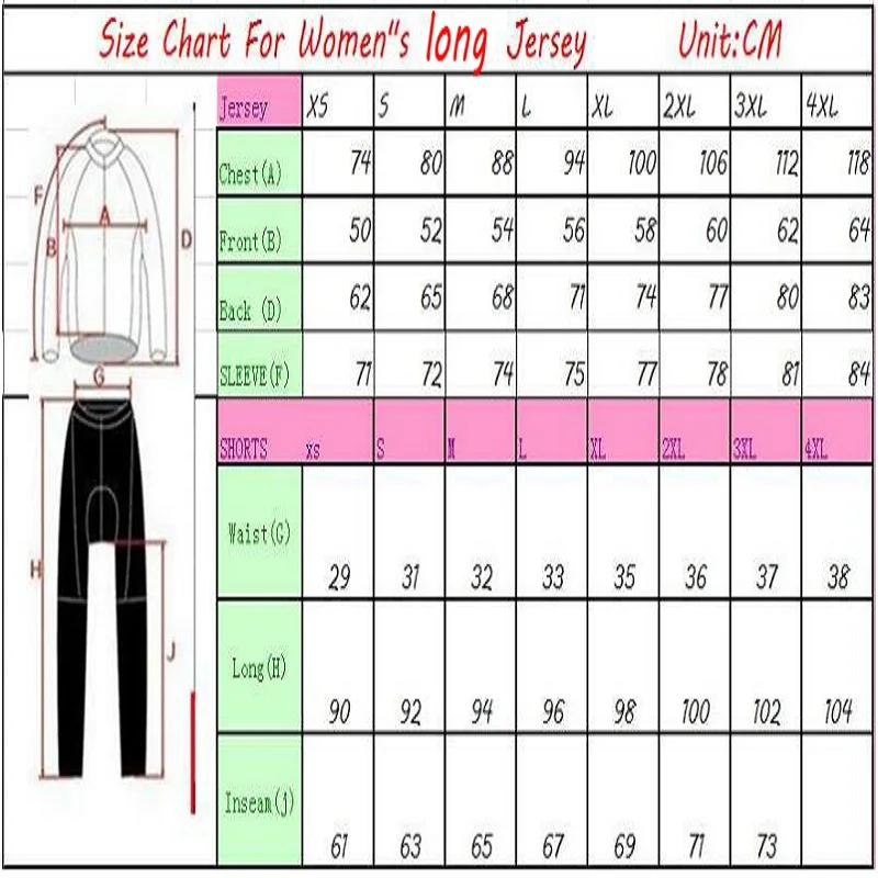 Women Winter thermal fleece cycling jersey set bicycle clothes uniform blouse skinsuit female bike clothing kit wear outfit