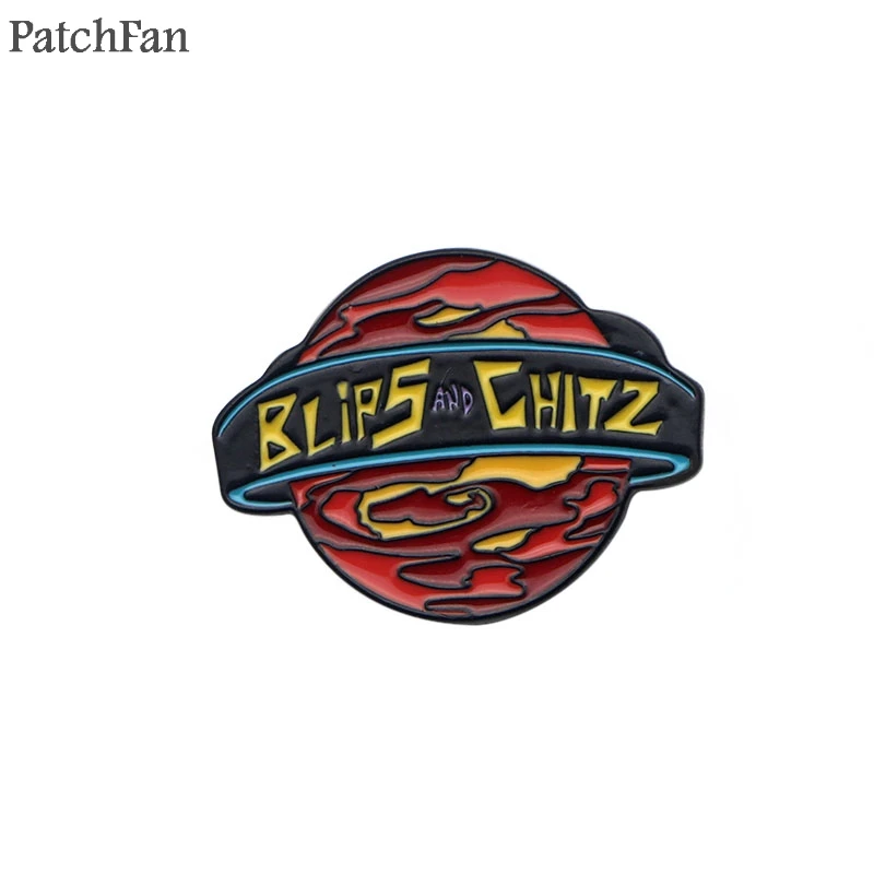 

Patchfan Rick and morty Zinc pins para backpack clothes metal medal for bag shirt insignia badges brooches for men women A0953