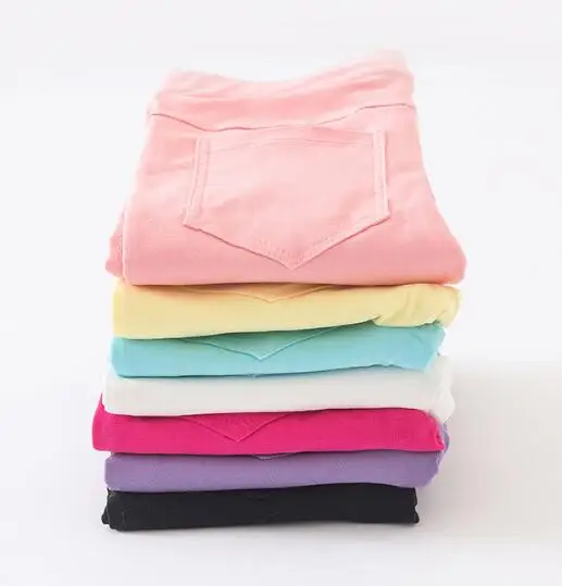 VEENIBEAR/весенне-летние штаны для девочек яркие цвета, хлопковые леггинсы для девочки детские штаны узкие брюки-карандаш для девочек возрастом от От 3 до 9 лет