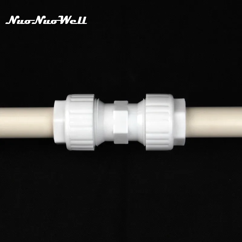 1pcNuoNuoWellPOM20mmPipeStraightConnectorRepairQuickConnectorWaterPipeFittings