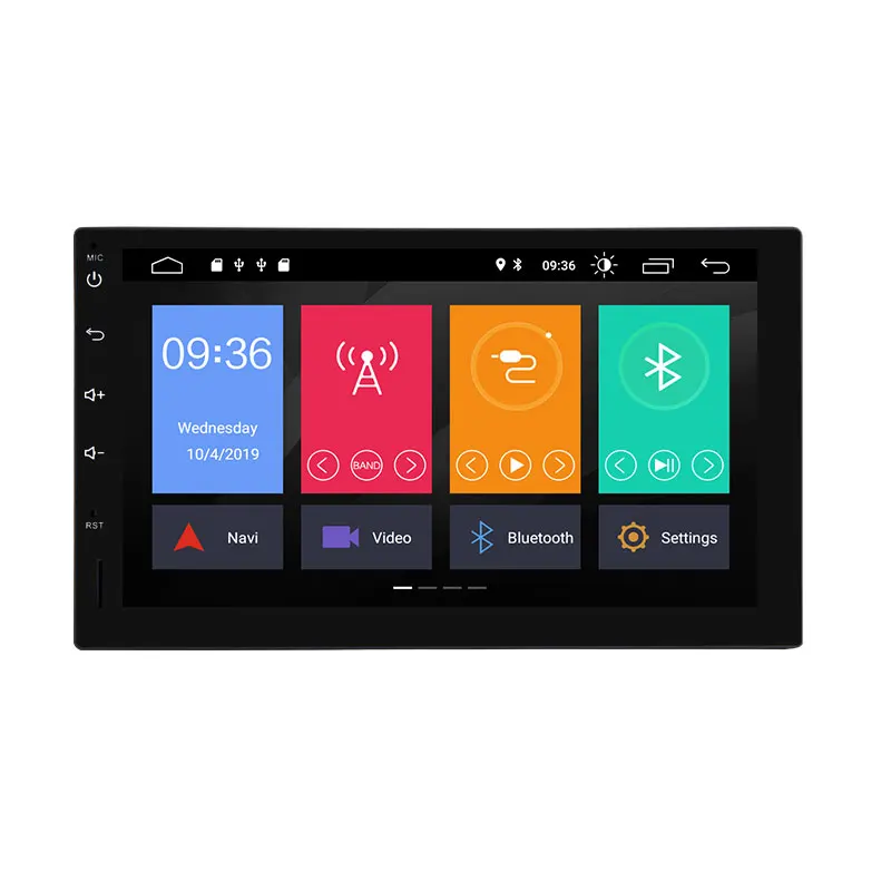Flash Deal Autoradio Double Din Android 9.0 Universal Car Multimedia Player Stereo Head unit NO DVD Quad Core Wifi GPS Navi 178mm*100mm 1