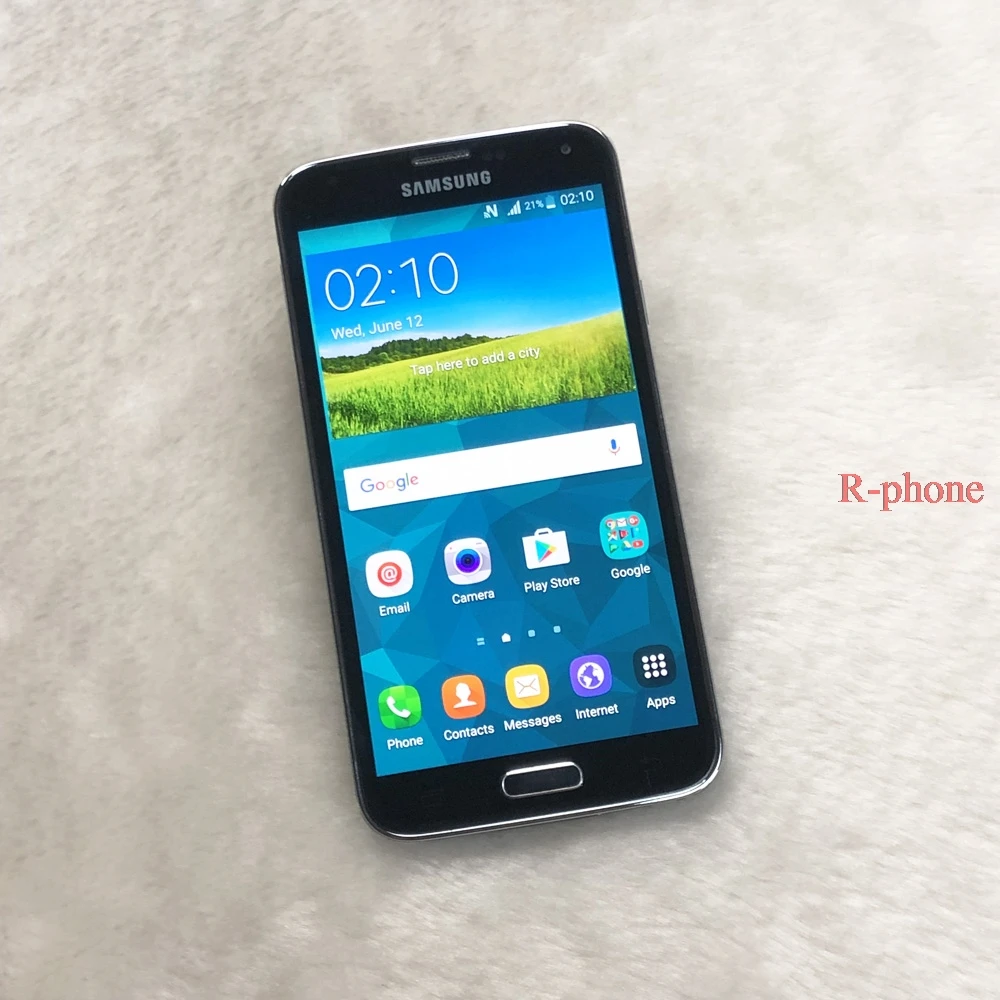 SAMSUNG Galaxy S5 I9600 мобильный телефон разблокированный отремонтированный 3g& 4G 16MP камера gps wifi Android телефон