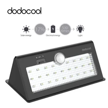 Открытый светильник dodocool с солнечной энергией 26 светодиодный светильник с датчиком движения водонепроницаемый автоматический вкл/выкл Простая установка без проводки