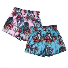 Шорты для маленьких мальчиков и девочек шорты-шаровары с эластичной резинкой на талии