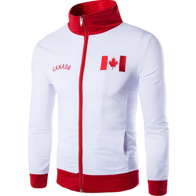 New Men's Sports Sweatshirt Flag Embroidery Design Fashion Sports Jacket New Men's Sports Sweatshirt Flag Embroidery Design Fashion Sports Jacket
