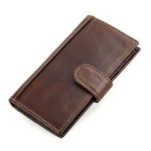 Echtleder Designer Reise Geldbörse Dokument Pass Deckel Halter Geschenk Verpackt