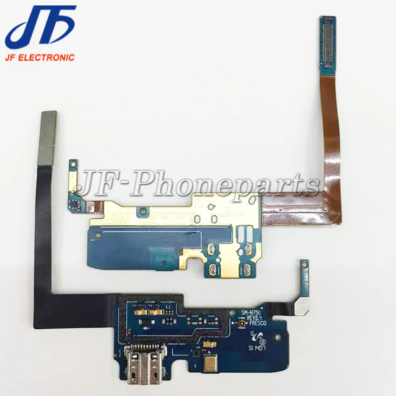 DHL Free shipping charger charging connector usb dock port plug flex cable For Samsung galaxy note 3 mini NEO N750 100pcs/lot | Мобильные
