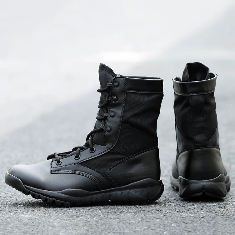Men Hiking Shoes Hiking Boots Military Tactical Trekking Boots Men's Sneakers Comfortable Walking Shoes