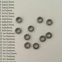 Roulements à billes blindés en métal, 10 pièces, série MR MR52ZZ, MR149ZZ, modèle Miniature