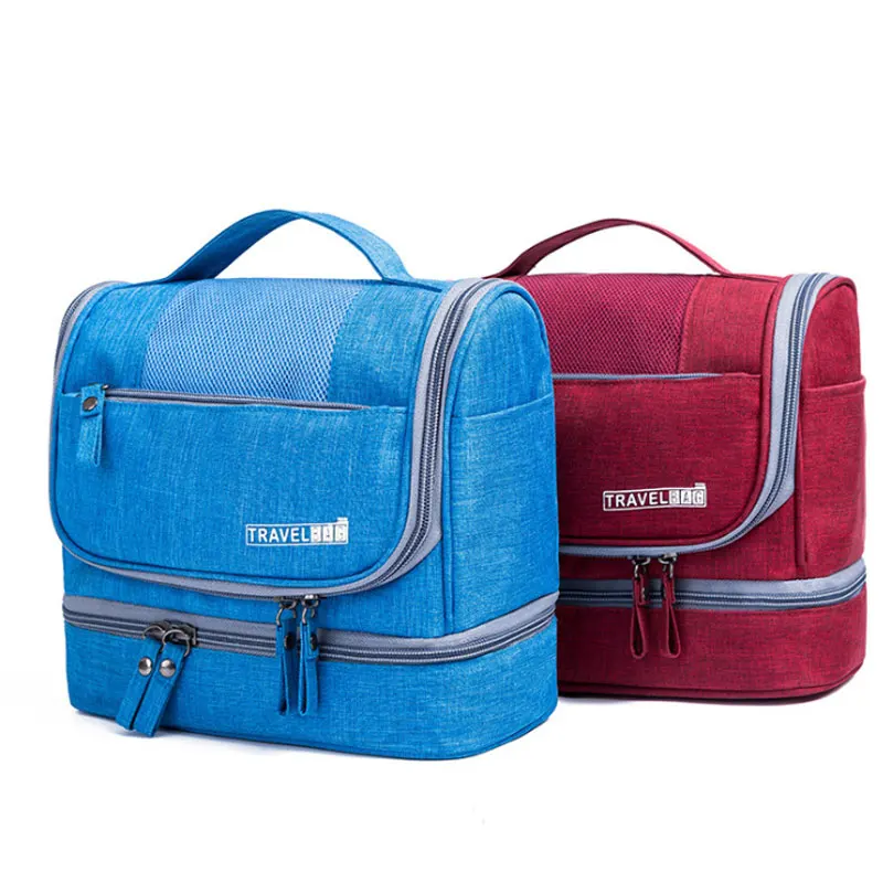 Повседневное одноцветное цвет дорожные сумки два слоя одежда обувь классификация чехол для белья чемодан упаковки Cube Организатор