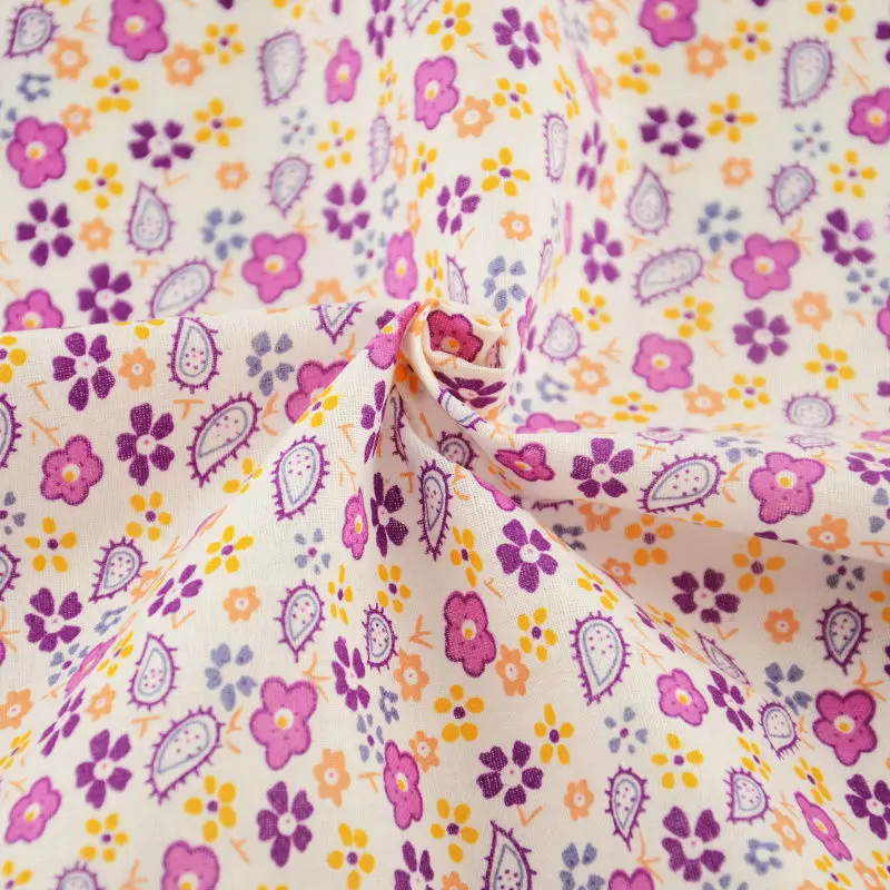 Новое поступление хлопок ткань шитье цветочный дизайн бумага для скрапбукинга "Tecido" простая ткань лоскутное домашнее текстильное изделие полная четверть