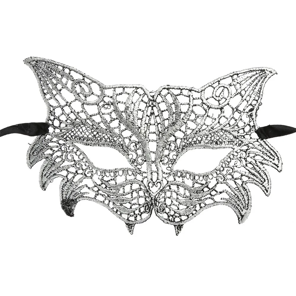 Горячая Распродажа Женская маскарадная кружевная маска Хэллоуин шар для макияжа очки принцессы забавная сексуальная лиса маска женщина-кошка вырез Выпускной Вечерние