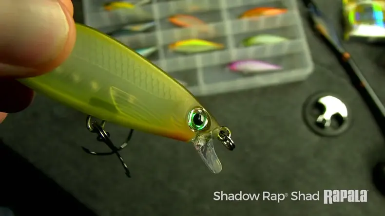 Rapala бренд Shadow Rap SHAD SDRS09 литая рыболовная приманка 9 см 12 г жесткая приманка для дайвинга 0,9-1,2 м качество профессиональный гольян