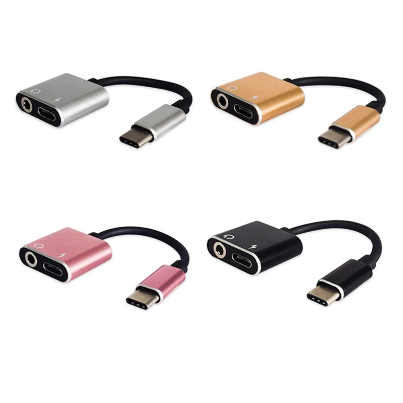 

USB Type C To 3.5mm Earphone Jack Adapter For Leeco Le Max 2/Pro 3 S3 Aux Audio Cable Headphone Charger Charging USB-C Converter