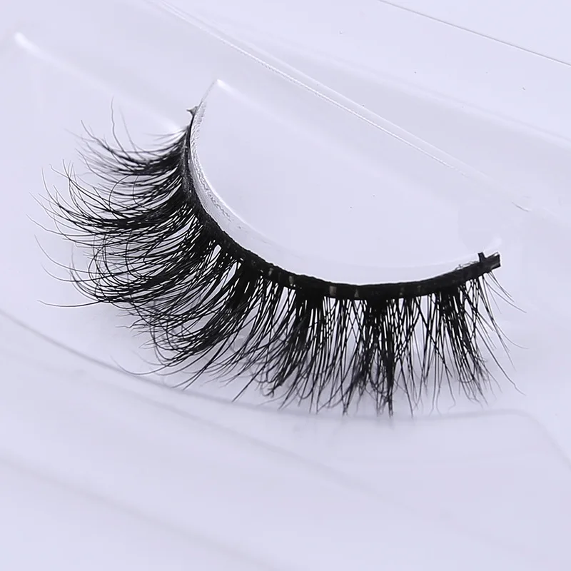 3D Real Mink Lashes Fur False Eyelashes Strip Thick Fake Faux Eye Lashes Makeup Beauty 100% Handmade Glitter Packing D104