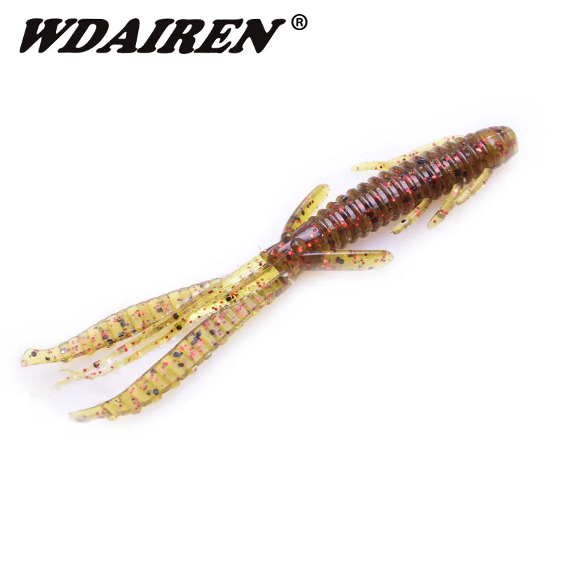 Приманка рыболовная Мягкая силиконовая 75 мм 1 8 г 5 шт./лот|crank bait|fishing lure softsoft baits |