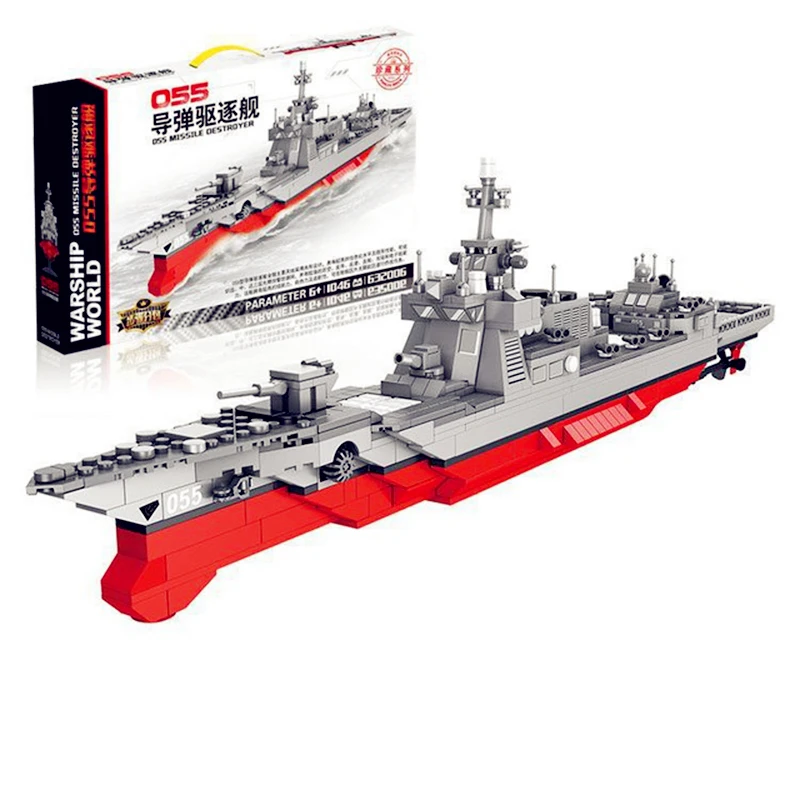

Ship Series The Missile Destroyer Kits Model Set Building Blocks Bricks Compatible With L Brand Toys For Children Gifts