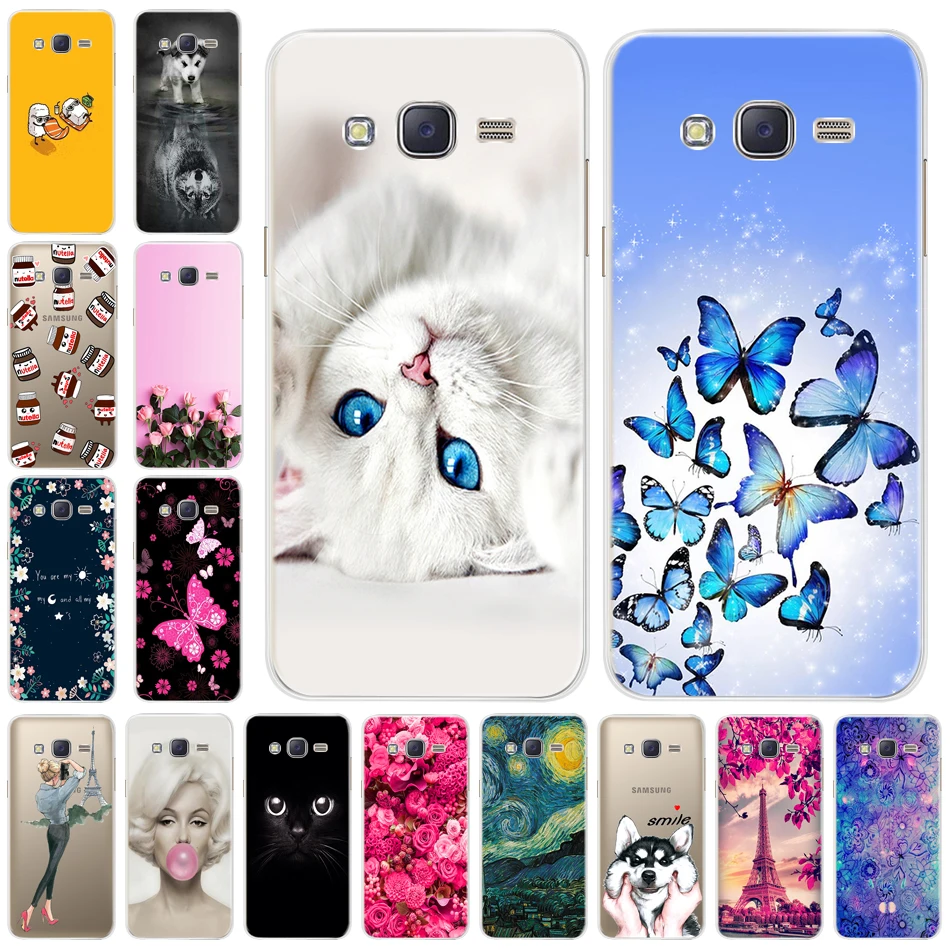 Хороший чехол для телефона Samsung Galaxy J7 J700F J700M J700H Силиконовый ТПУ мультяшный 2015 J700P