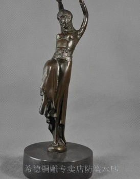 

Art Deco Sculpture Exotic Dancing Girl Woman Bronze Statue
