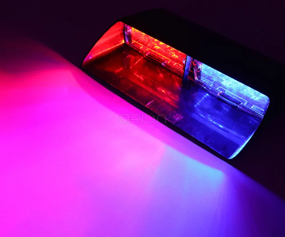 Cirion машинка для стрижки 48 Вт красный синий янтарь белый сигнальный S2 тачскрин Сенсорная панель автомобиля флэш-светодиодные проблесковые огни безопасности пожарные полицейские оконный экран предупреждающий фонарь