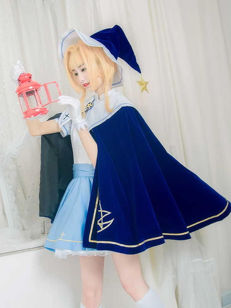 Костюм сакуры Cardcaptor Сакура КИНОМОТО Daidouji Tomoyo магические звезды платье Косплей