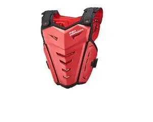 Мотокросса протектора Шестерня ударная Ropa de Collar Ropa a prueba de motos Casco de carreras Armadura внедорожный де Альта - Цвет: red