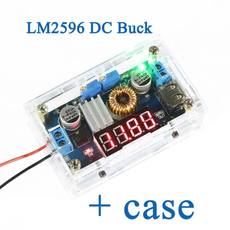 LM2596 DC понижающий преобразователь с 5 36 в до 1 25 32 3 12 В 24 5A источник питания