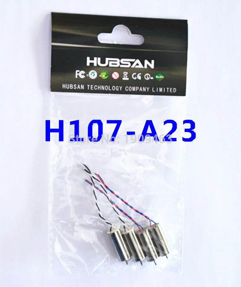 Tera 4Pcs Quadcopter Spare Parts 3.7V Motor 8.5x20mm for Hubsan X4