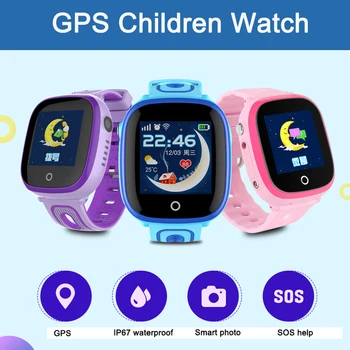 

DF31G GPS+LBS Smart Children Watch Kids Baby SIM Card Touch Screen SOS Call Waterproof Tracker Monitor Smartband pk Q90