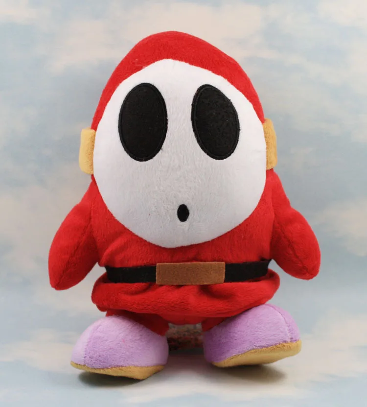 24cm Super Mario Bros Plush Toys Shy Guy Soft Stuffed Keychain Plush ...