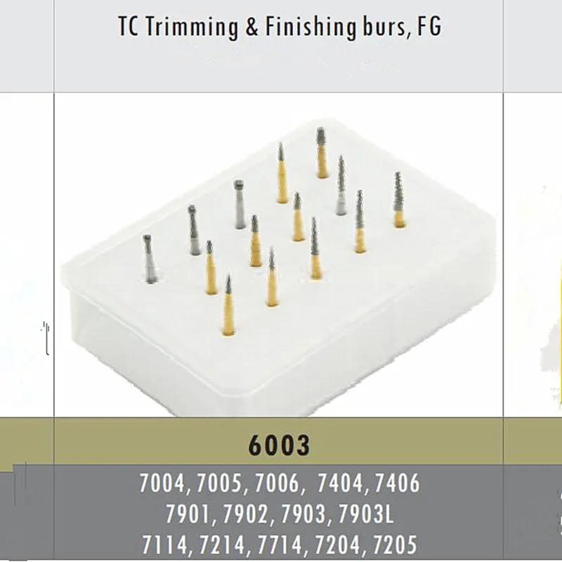 1 кор./лот (14 шт.) зубные высокое Скорость Вольфрам карбида бора комплект Профессиональные TC Отделка и отделочные боры FG карбида