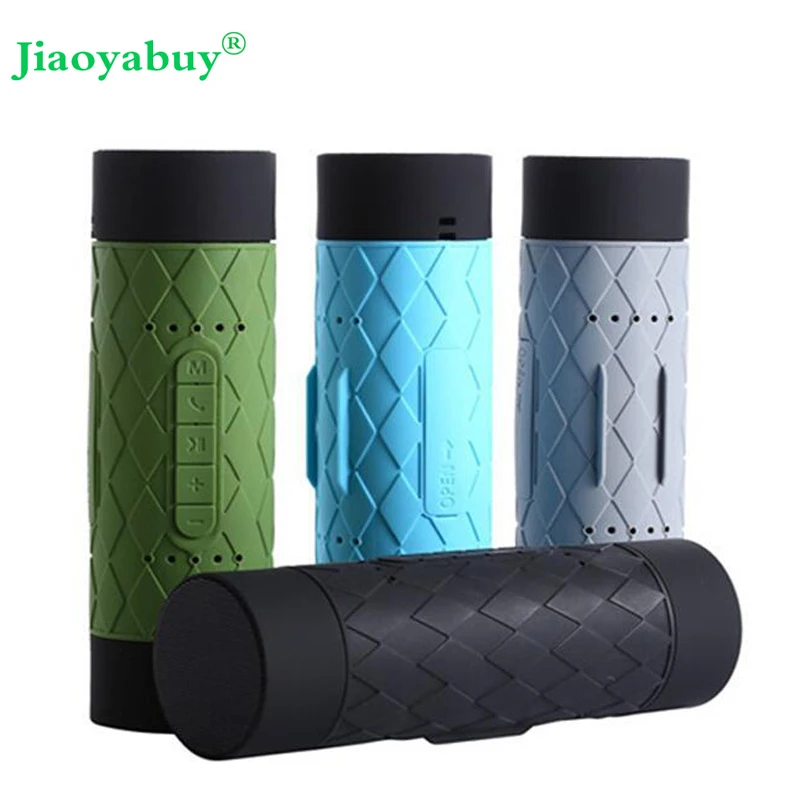 

Jiaoyabuy Waterproof Wireless Stereo Bluetooth Speaker Mobile Power Bank 5200mAh Music Player Outdoor Multi-function Shockproof