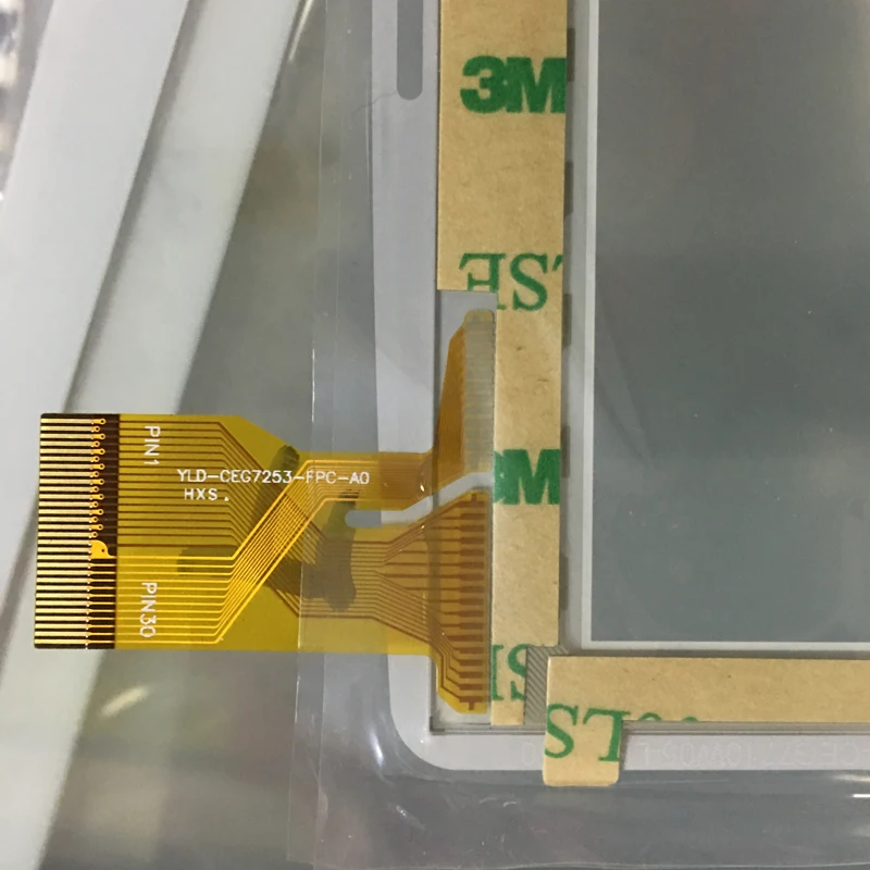 7-дюймовый YLD-CEG7253-FPC-A0 30PIN сенсорный экран дигитайзер емкостный стеклянный датчик