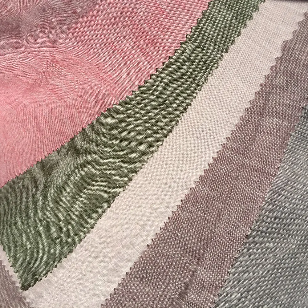 Пряжа окрашенная в полоску французский льняной ткани 280 см ширина используется для льняных постельных принадлежностей льняная занавеска
