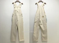 BOB DONG 40s Three-In-One Pocket High Back Vintage Overalls Men's 13oz Denim Jumpsuit White Cottonseed Hulls 2