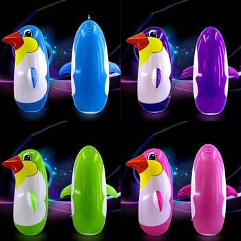 

Baby Toys 22cm Inflatable Penguin Tumbler Children Inflatable Animal Balloon Educational Toy Penguin Outdoor Fun Sports Toys