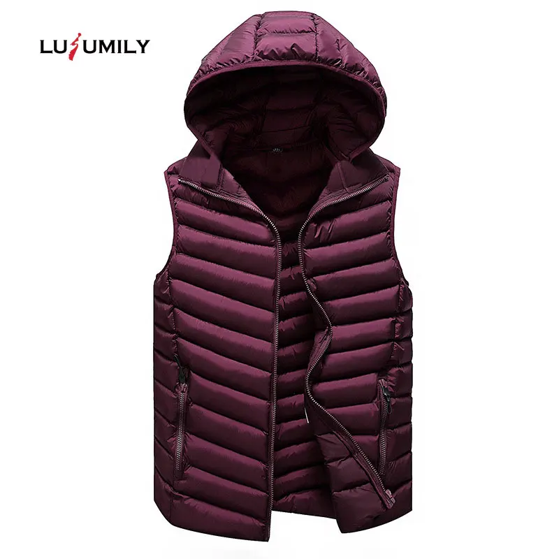 

Lusumily Woman Plus Size 4XL Hooded Thicken Ultra Light Down Vest Female Oversized Winter Spring Warm Down Parkas Lady Overcoat