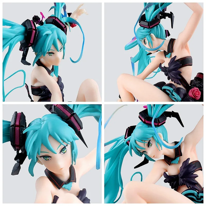 23 см аниме фигурка Вокалоид ACGN Hatsune Miku Mebae Ver ПВХ 1/7 масштаб окрашенная модель роль Мику Сексуальная девушка коллекция кукла