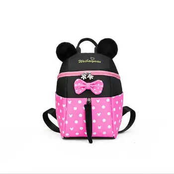 

New cartoon Minnie children's school bag kindergarten 3-5-6 years old boys girls backpack cute baby Mickey backpack princess bag