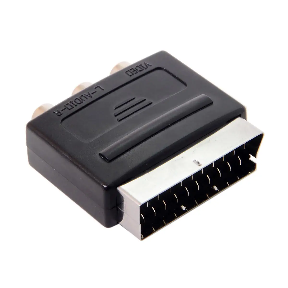 CY аудио видео композитный 3 RCA AV для Scart 21pin адаптер Microsoft Xbox и Европы