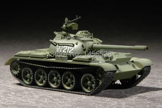 

TRUMPETER scale model plastic 07281 1/72 Russian T-54B Medium Tank Assembly Model kits scale model 3D puzzle vehicle model