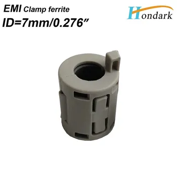 

Inner 7mm Cable wires noise cancel ferrite ID 0.28''clip EMI filter ferrite ring RF choke ferrite core 1518-0730,150pcs/lot
