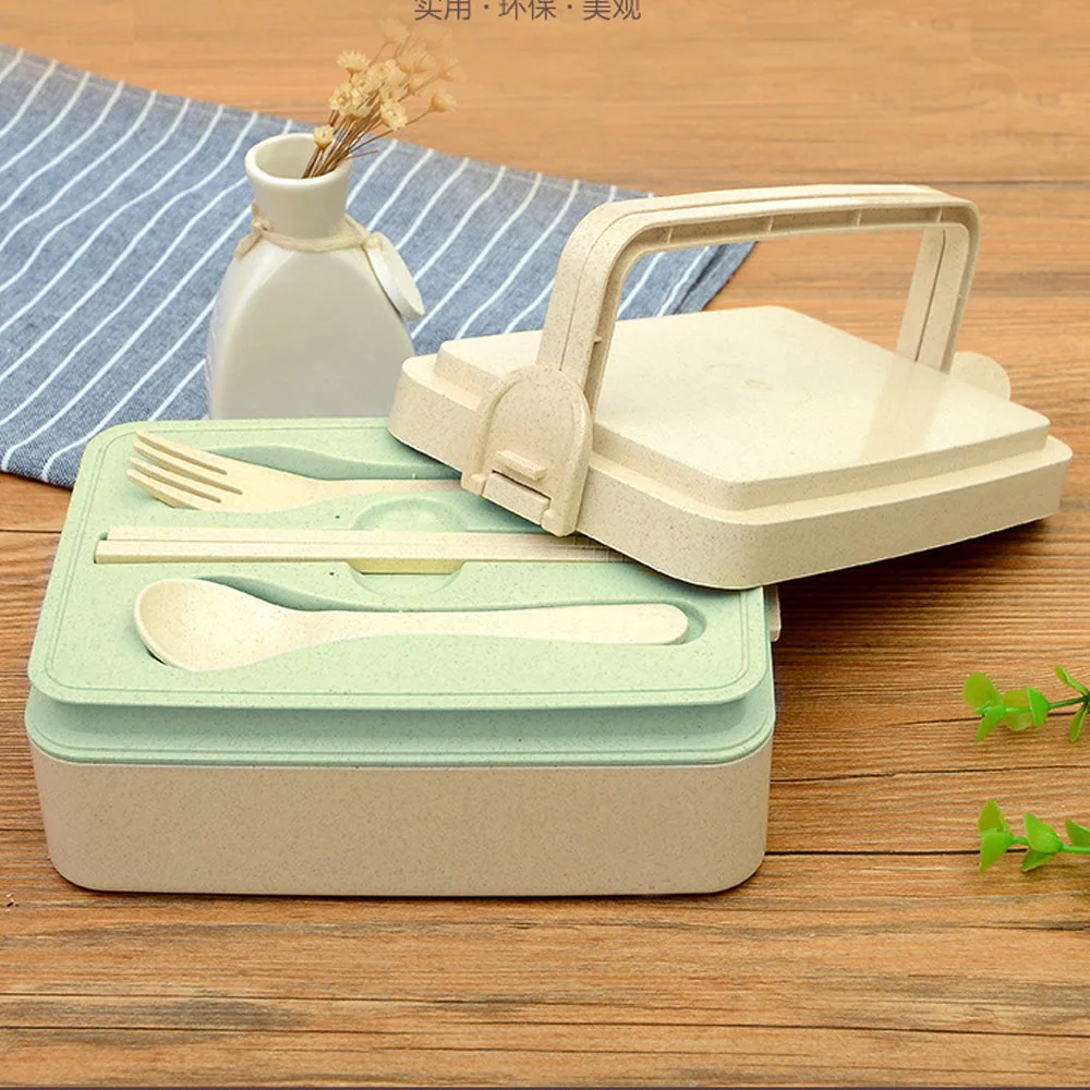 

Insulated Bento Lunch Box Thermal Containers With Compartments Microwavable Cutlery Lunchbox Container Thermos For Food Storage
