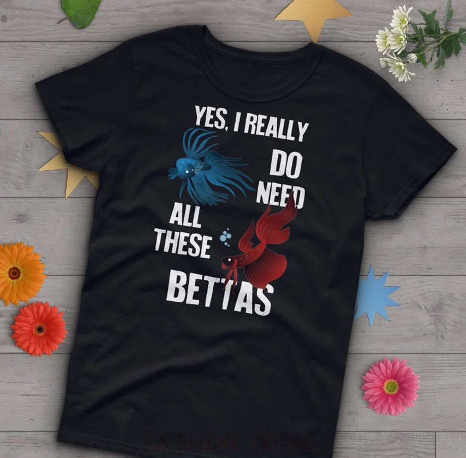 Футболка Betta Fish для женщин и мужчин забавный подарок влюбленных милая футболка с