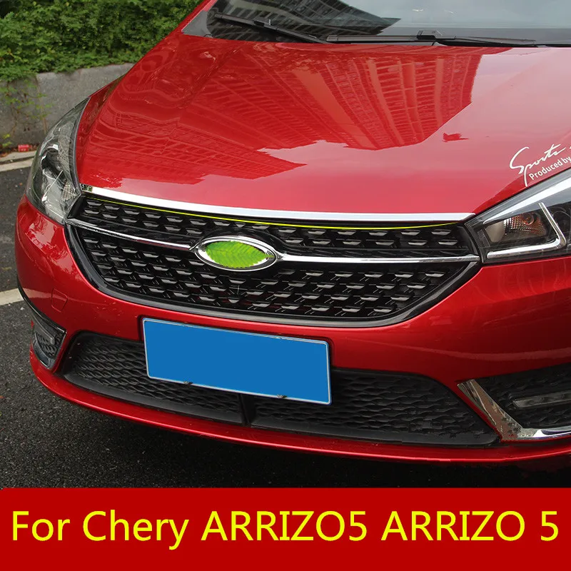 

Head cover decorative strip head cover trim stainless steel car front cover head cover trim strip For Chery ARRIZO5 ARRIZO 5