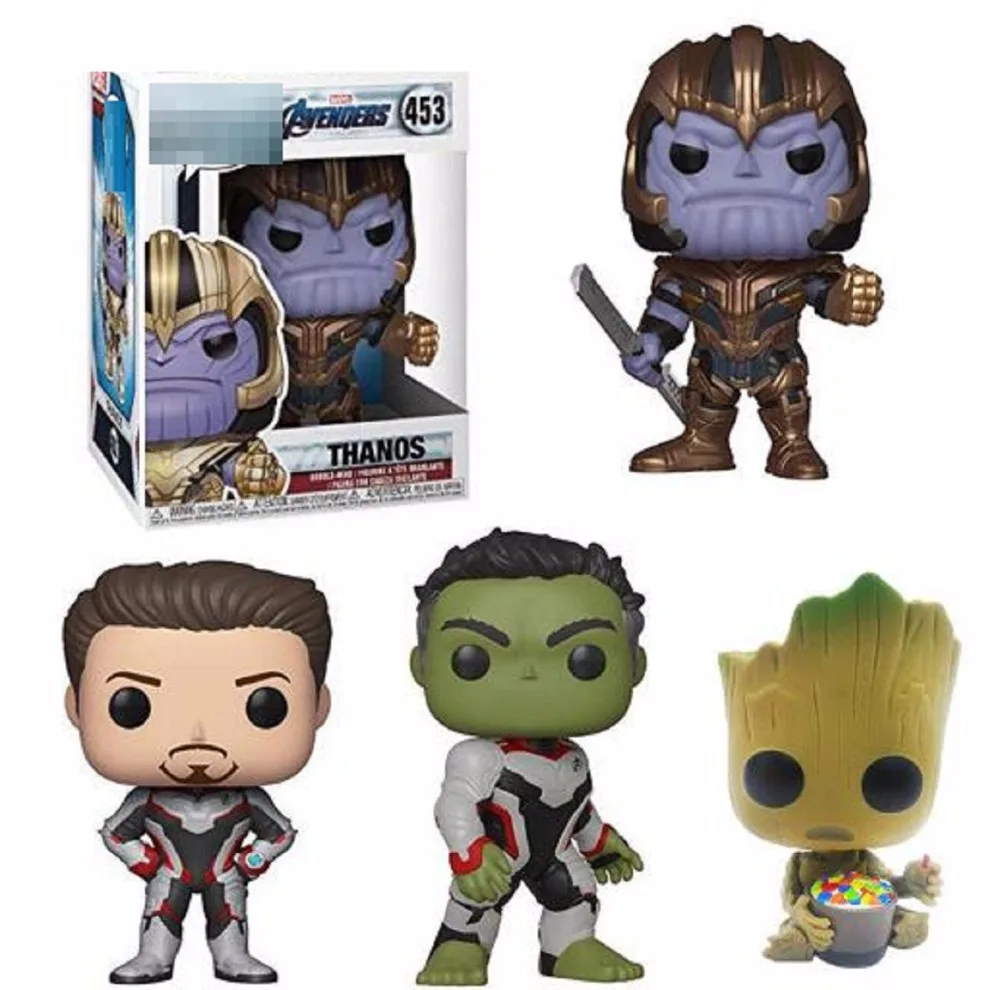 POP Avengers4 финальная коллекция фильмов куклы Железный Человек Американский marvel