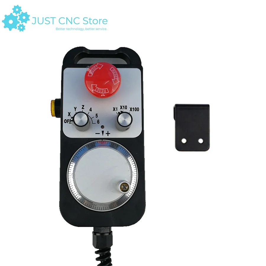 

CNC generador de pulso 4 axis MPG colgante volante y de emergencia Stopmanual generador de pulso MPG para Siemens MITSUBISHI FAN