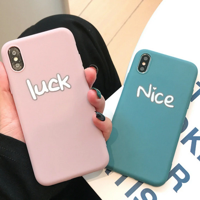 Хорошая удача Телефон чехол для iPhone 6 7 8 Plus X XS XR максимальный Чехол S Capinha Fundas Coque