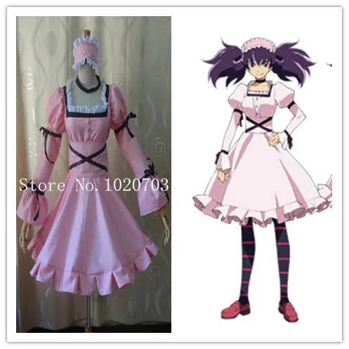 Free Shipping Future Diary Minene Uryu Minene Uryuu Pink Dress Cosplay  Costume Anysize - Cosplay Costumes - AliExpress