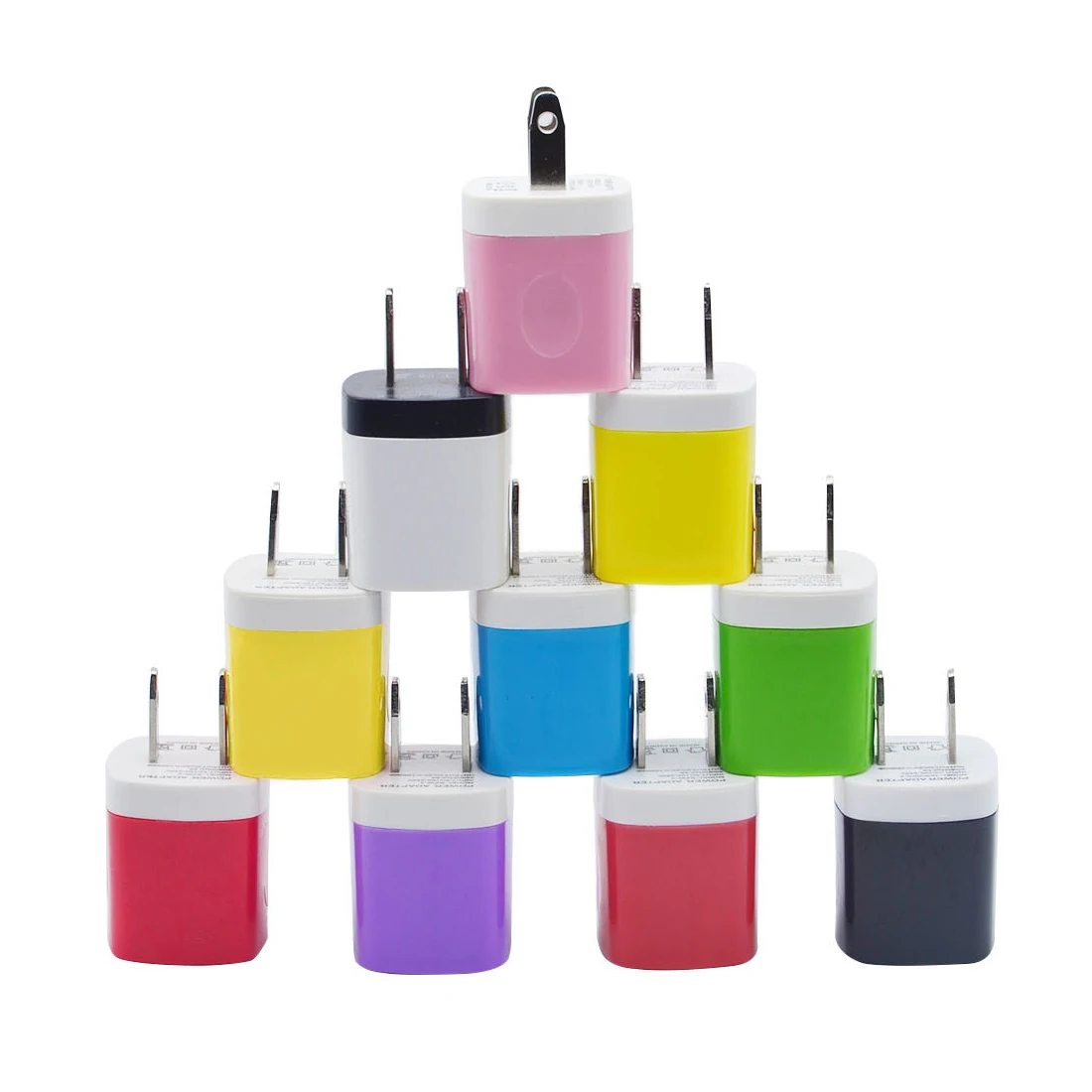 Etmakit USB Power Adapter US Plug Travel Wall Charger Adapter for Huawei Samsung